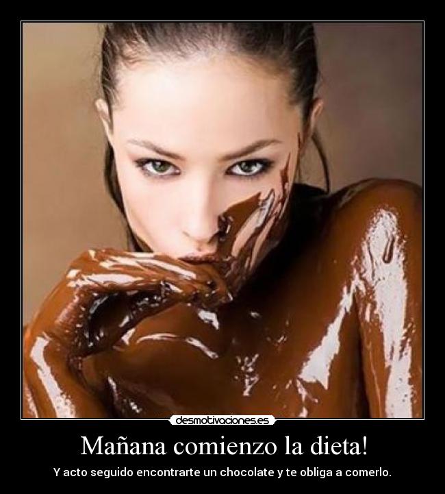 carteles chocolate desmotivaciones