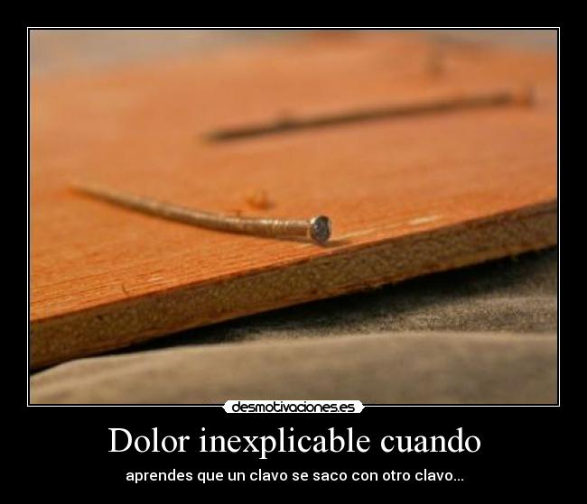 Dolor inexplicable cuando - 