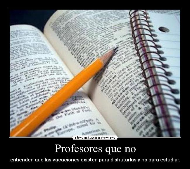 Profesores que no -