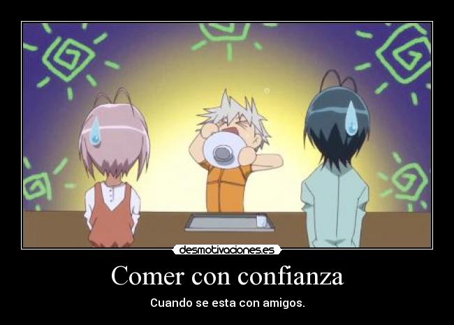 Comer con confianza -