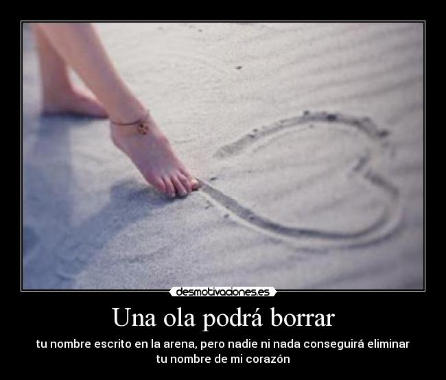Una ola podrá borrar - 