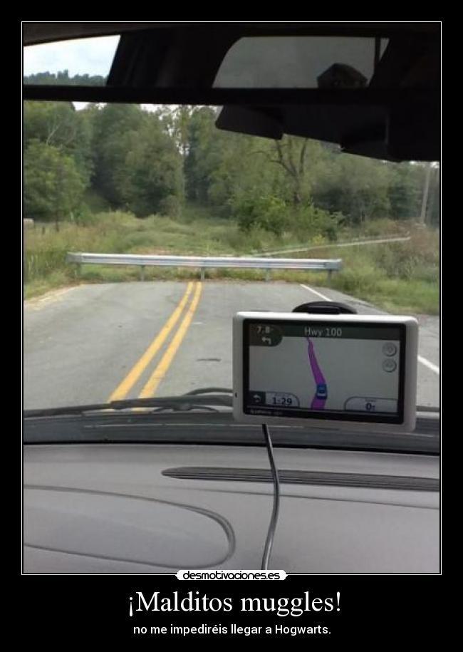 ¡Malditos muggles! - no me impediréis llegar a Hogwarts.