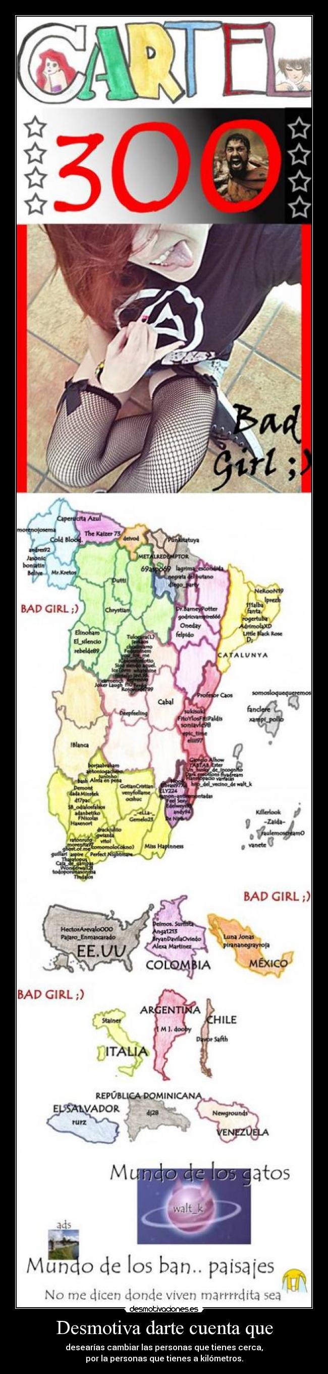 Desmotiva darte cuenta que - 