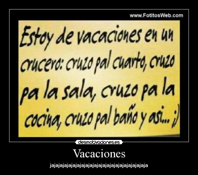 Vacaciones -