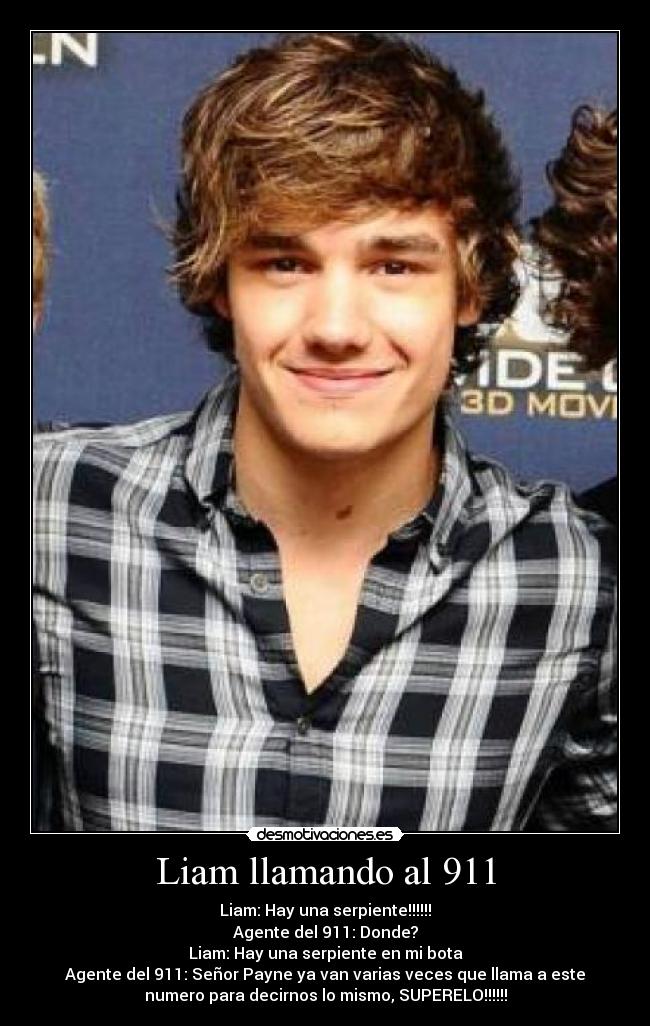 Liam llamando al 911 -