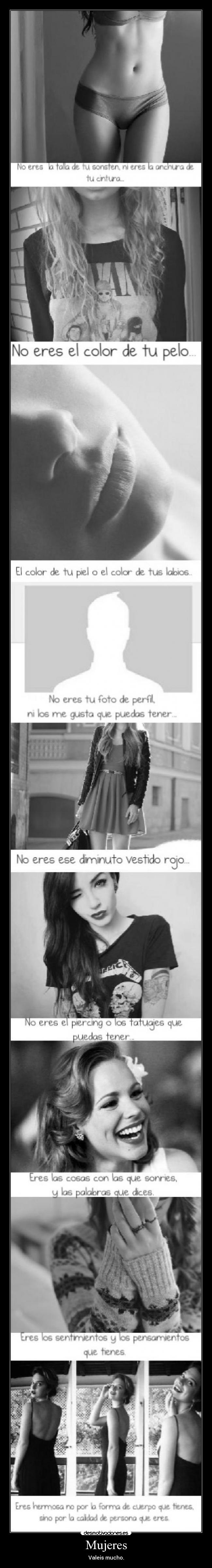 Mujeres - Valeis mucho.