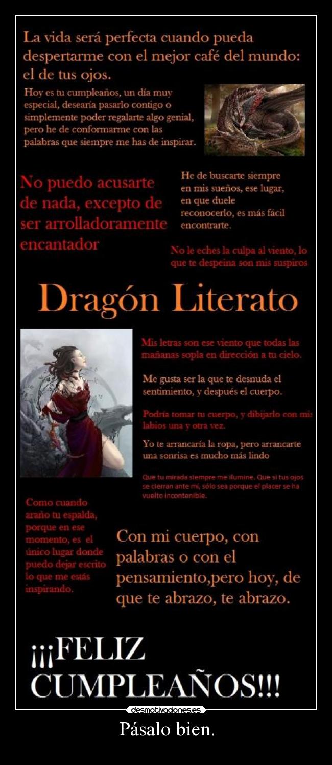 carteles feliz cumpleanos dragon literato resubido por que cel quita calidad desmotivaciones