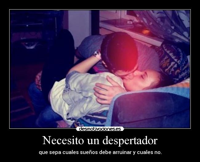 Necesito un despertador -