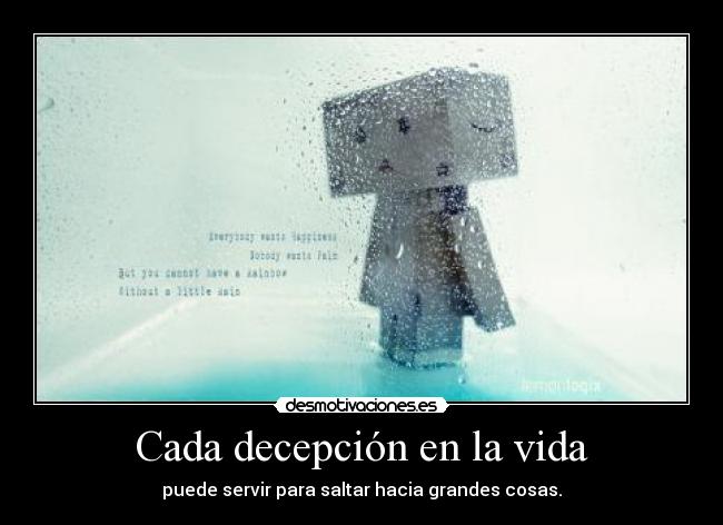 carteles vida danbo aww desmotivaciones