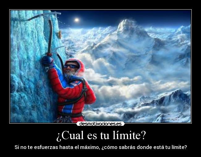 ¿Cual es tu límite? -