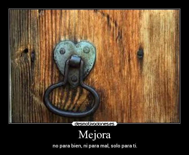 Mejora -
