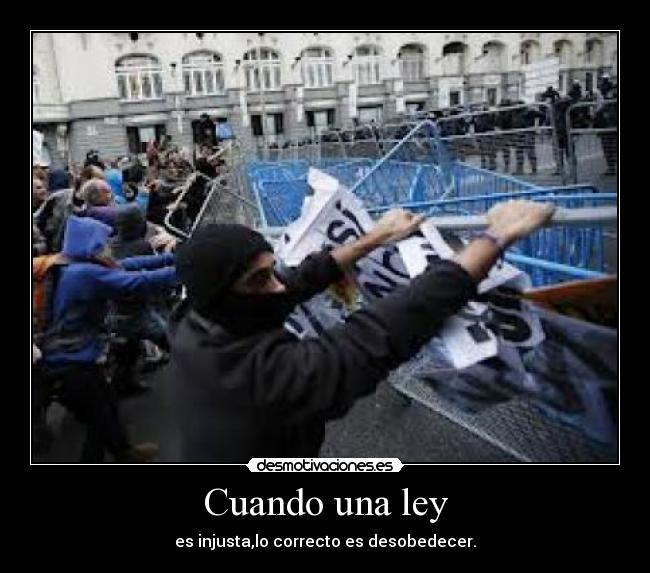 Cuando una ley -