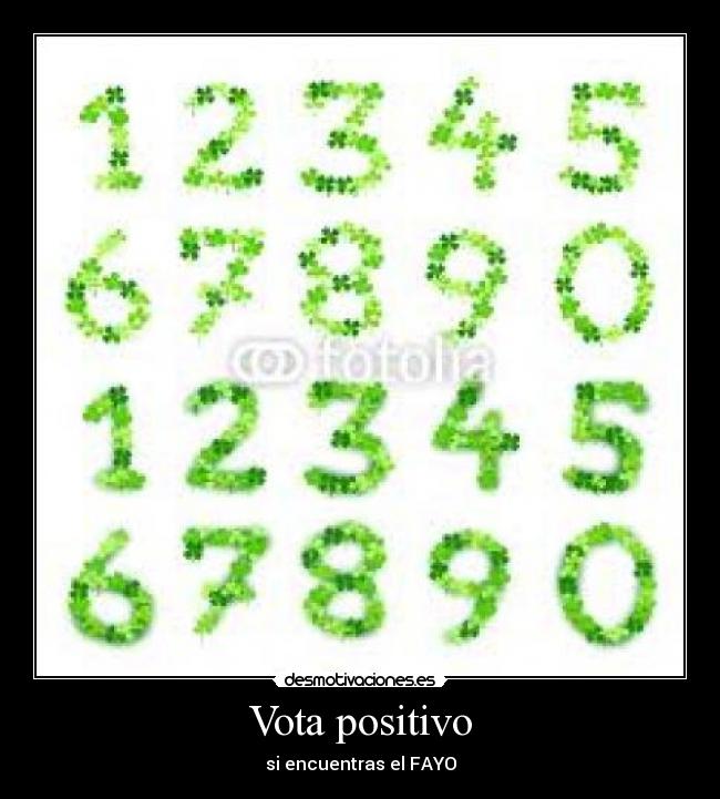 Vota positivo -
