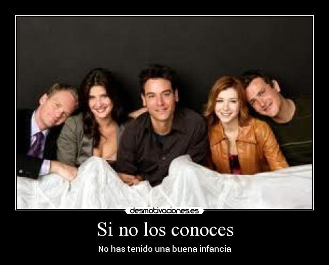 carteles como conoci vuestra madre desmotivaciones