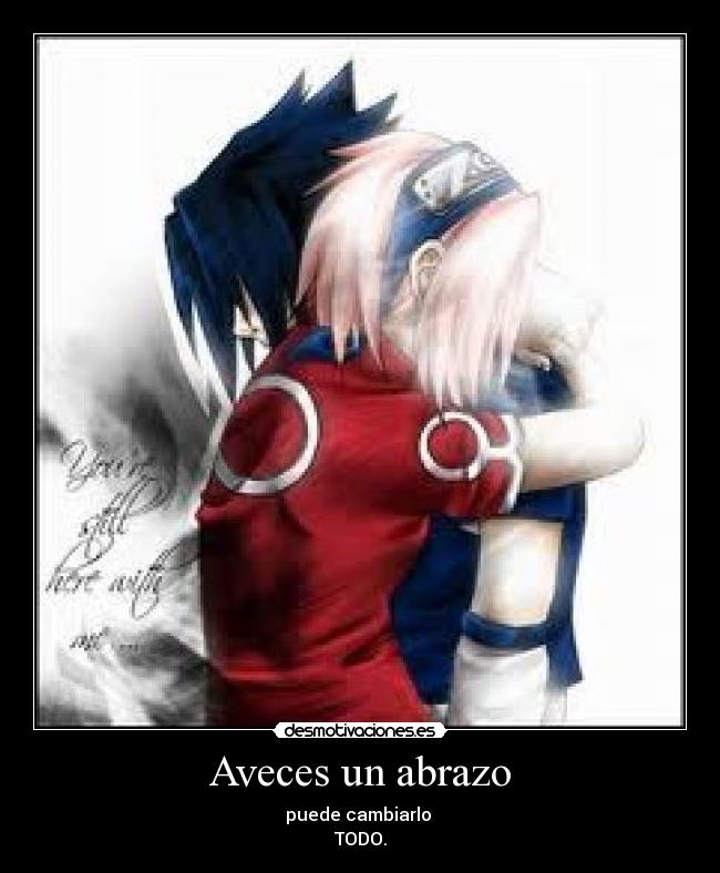 carteles sasuke sakura desmotivaciones