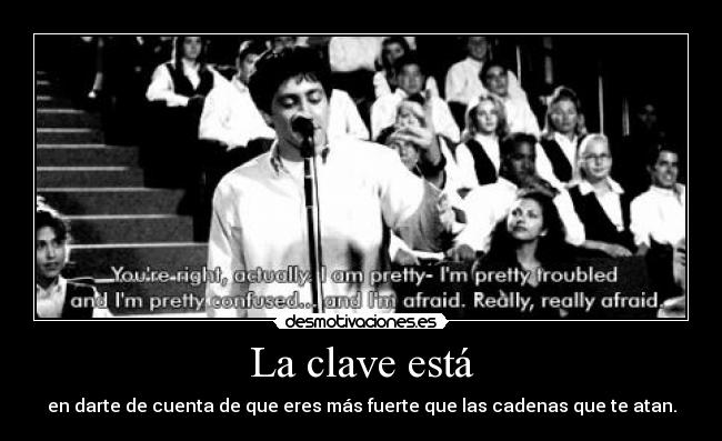 La clave está -