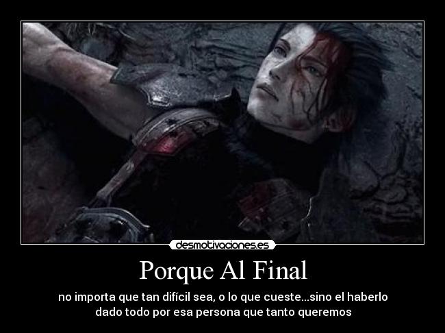 carteles final fantasy zack fair cloud strife advent children hero heroe sacrificio carino amor desmotivaciones