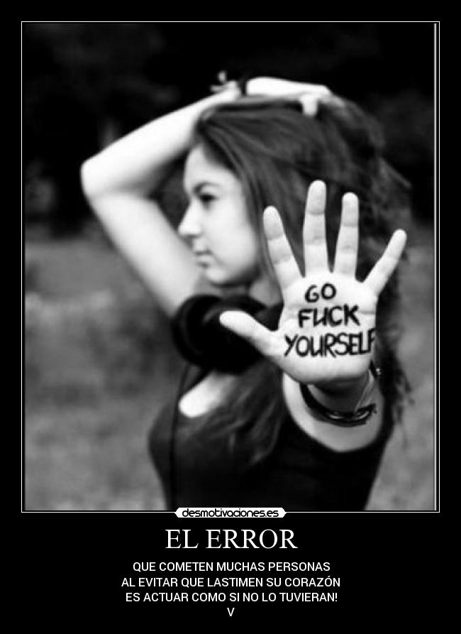 EL ERROR -