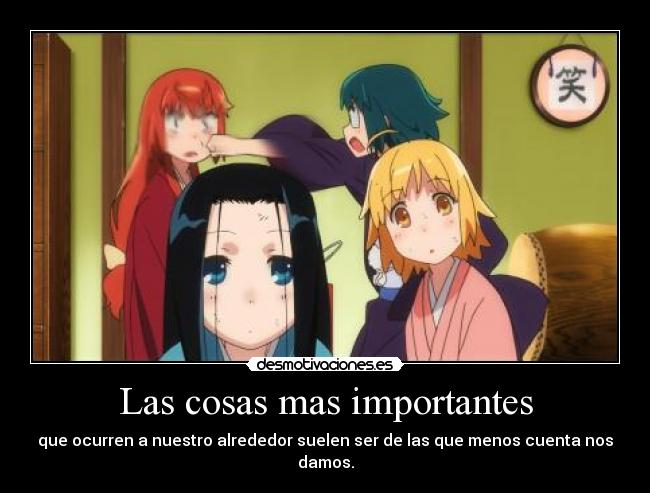 Las cosas mas importantes -