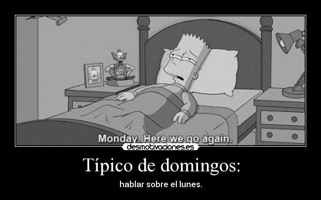 Típico de domingos: - 