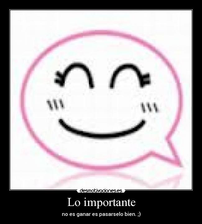 Lo importante - 