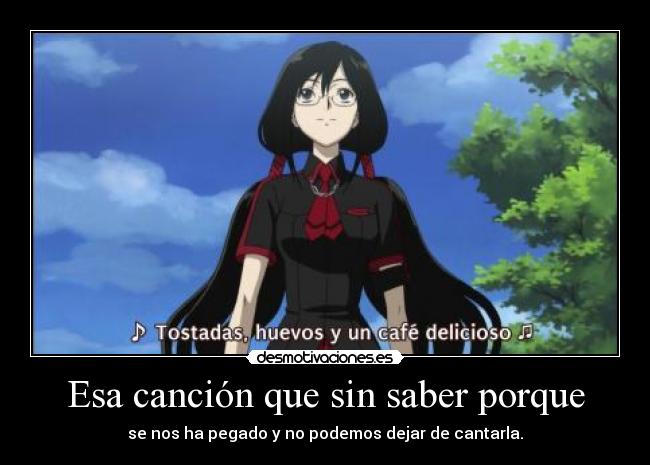 Esa canción que sin saber porque -