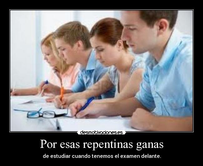 Por esas repentinas ganas - 