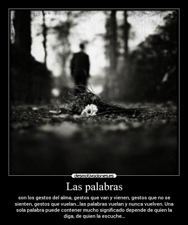 Las palabras -