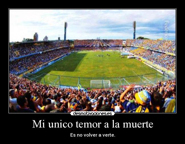 Mi unico temor a la muerte -