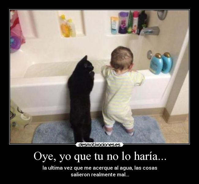 Oye, yo que tu no lo haría... -