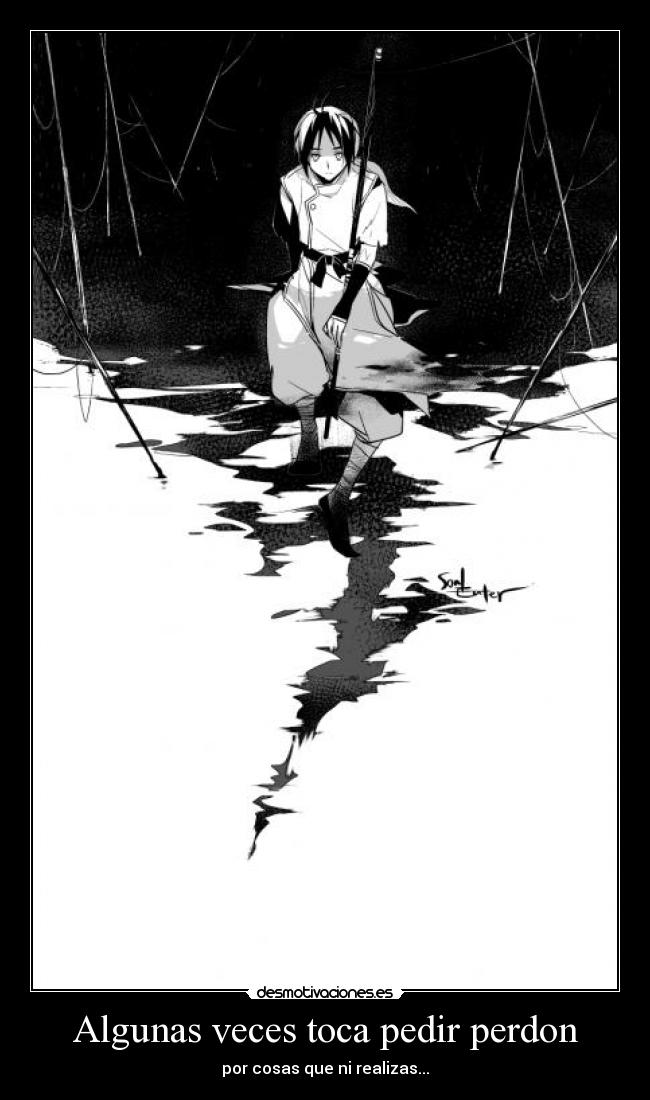 Algunas veces toca pedir perdon - 