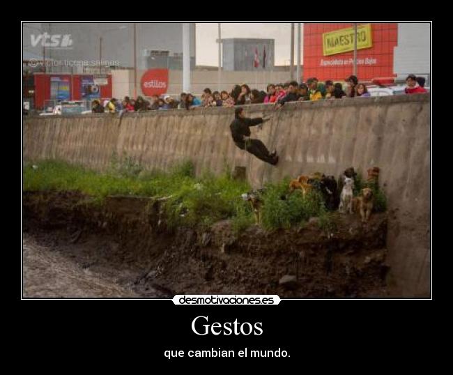Gestos - que cambian el mundo.