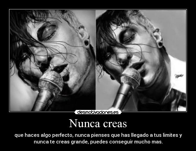 carteles dos dibujos con una diferencia cinco meses frank iero desmotivaciones