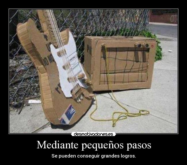 carteles guitarra carton musica desmotivaciones