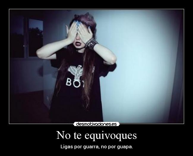 No te equivoques -