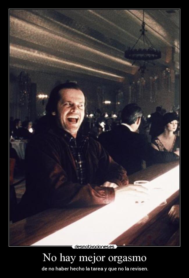 No hay mejor orgasmo -
