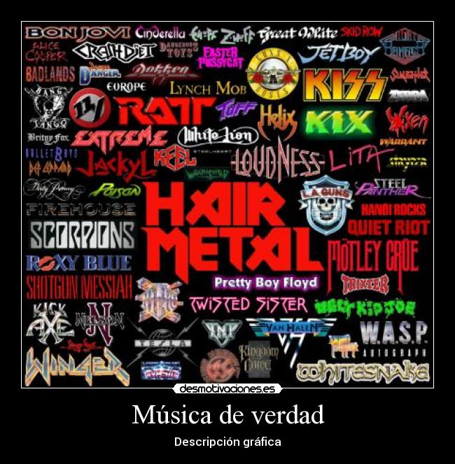 Música de verdad - Descripción gráfica