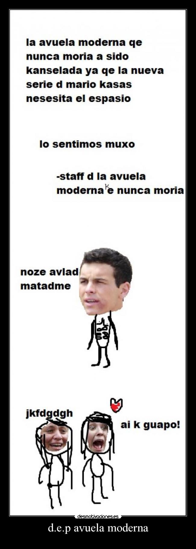 d.e.p avuela moderna -