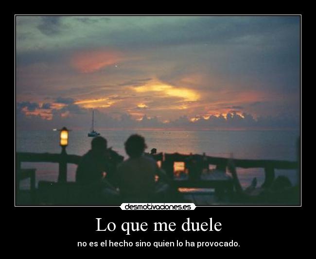 Lo que me duele -