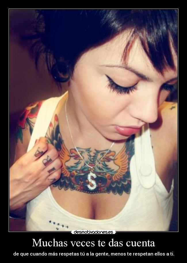 Muchas veces te das cuenta - 