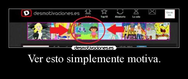 Ver esto simplemente motiva. -