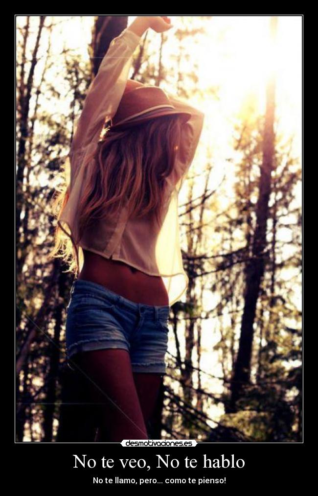 No te veo, No te hablo - 