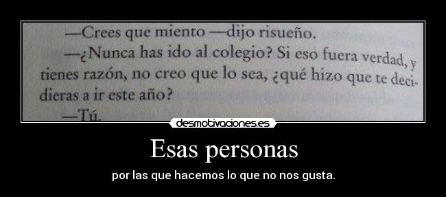 Esas personas - 