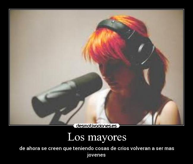 Los mayores - de ahora se creen que teniendo cosas de crios volveran a ser mas jovenes