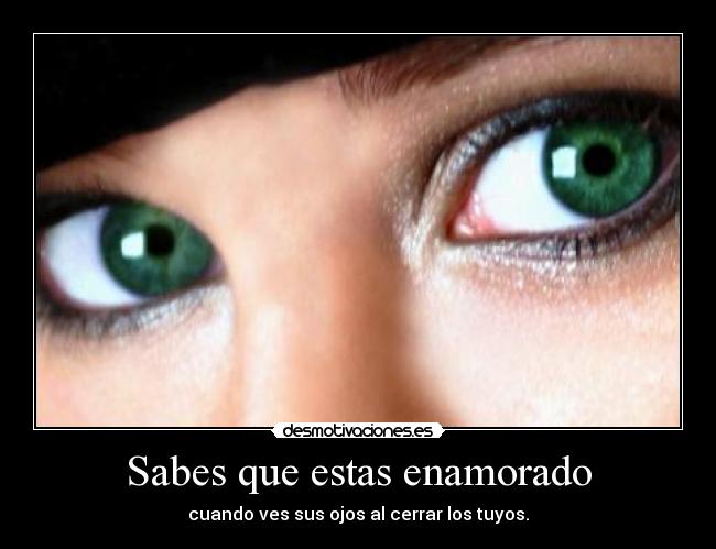 Sabes que estas enamorado - 