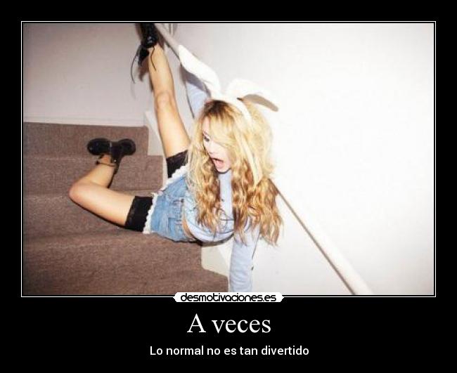A veces -