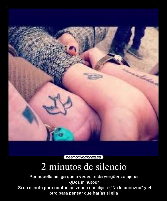 2 minutos de silencio -