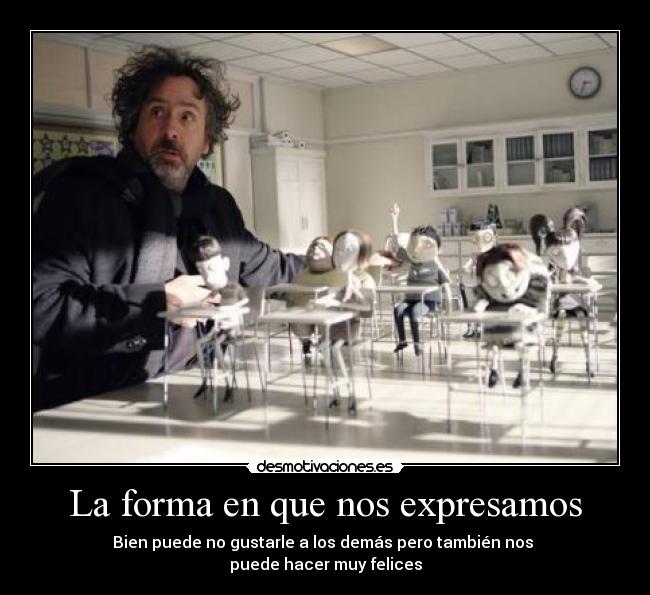 La forma en que nos expresamos -