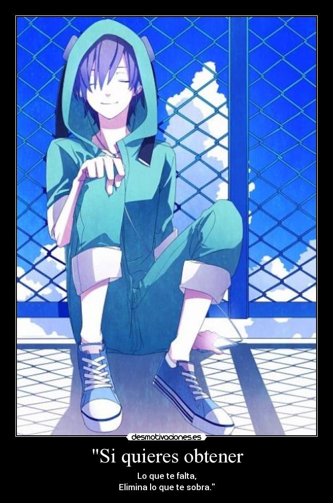 Si quieres obtener -