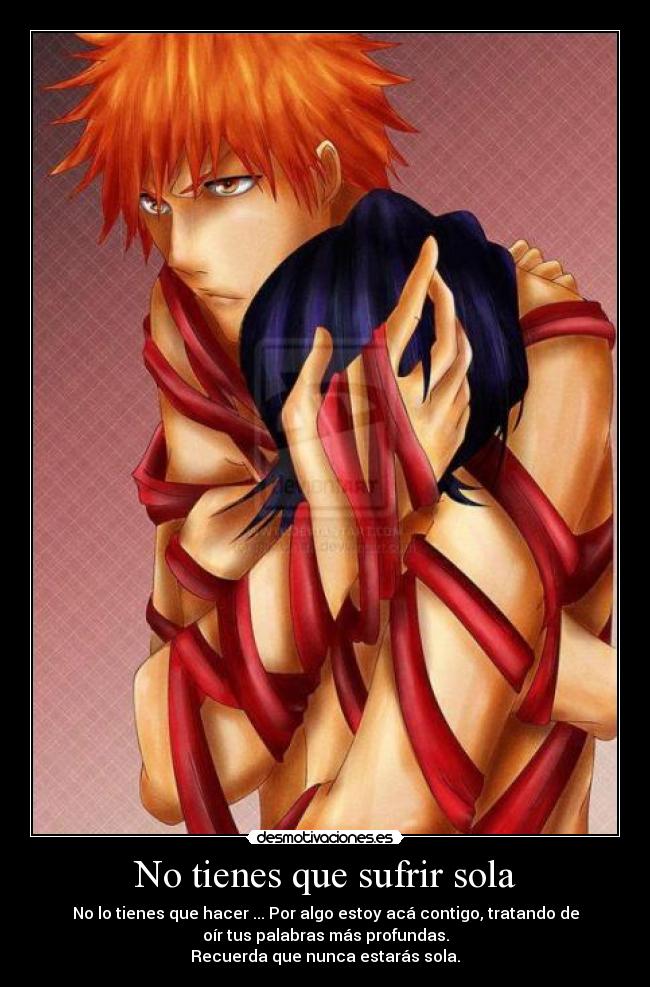 No tienes que sufrir sola - 